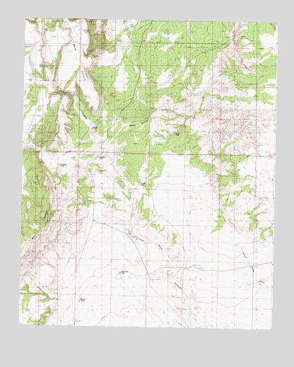 Mesas Mojinas, NM USGS Topographic Map