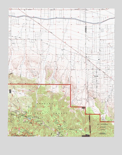 Mescal Creek, CA USGS Topographic Map