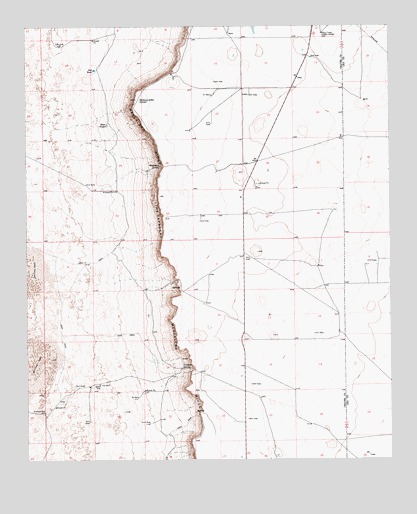 Mescalero Point, NM USGS Topographic Map