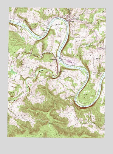 Meshoppen, PA USGS Topographic Map