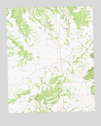 Mesita De Yeso, NM USGS Topographic Map