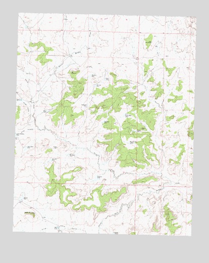 Mesita Del Gavilan, NM USGS Topographic Map