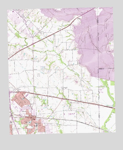 Mesquite, TX USGS Topographic Map