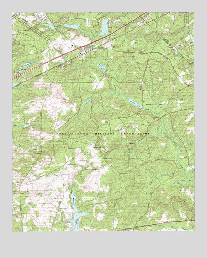 Messers Pond, SC USGS Topographic Map