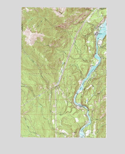 Metaline, WA USGS Topographic Map