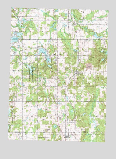 Metamora, MI USGS Topographic Map
