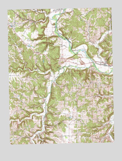 Metamora, IN USGS Topographic Map