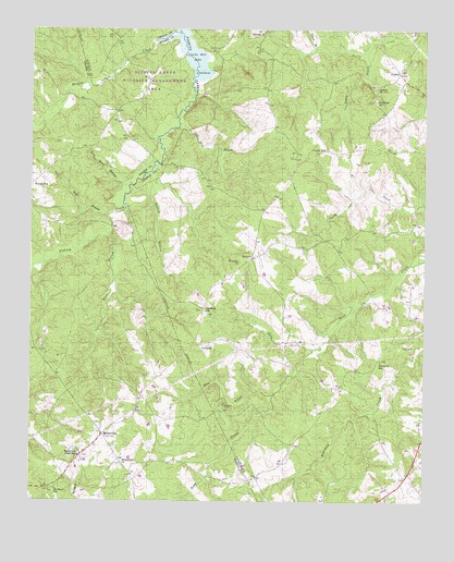 Metasville, GA USGS Topographic Map