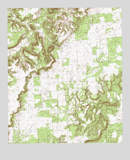 Metcalf Gap, TX USGS Topographic Map