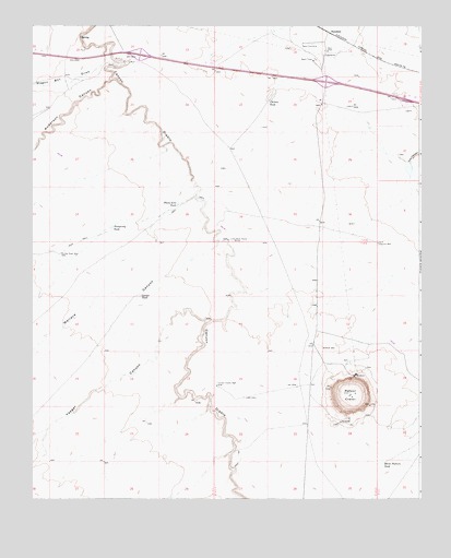 Meteor Crater, AZ USGS Topographic Map