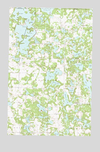 Metigoshe Lake, ND USGS Topographic Map