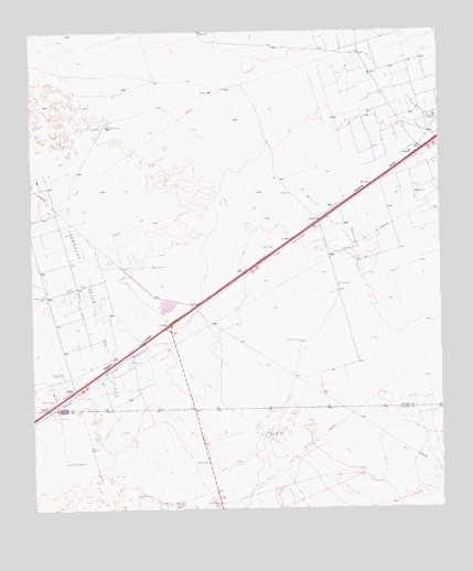 Metz, TX USGS Topographic Map