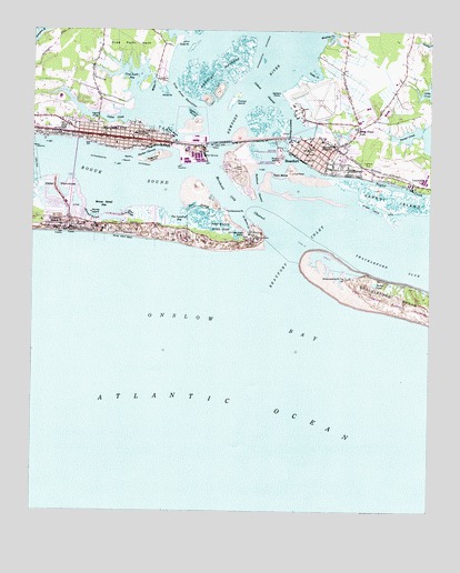 Beaufort, NC USGS Topographic Map