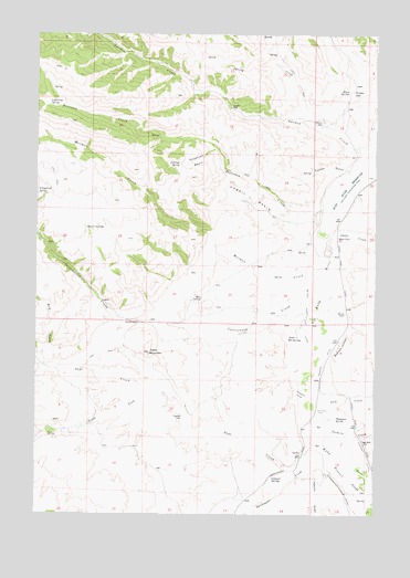 Metzel Ranch, MT USGS Topographic Map