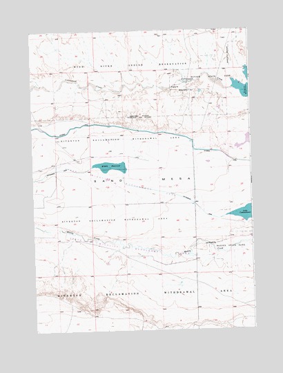 Mexican Pass SE, WY USGS Topographic Map