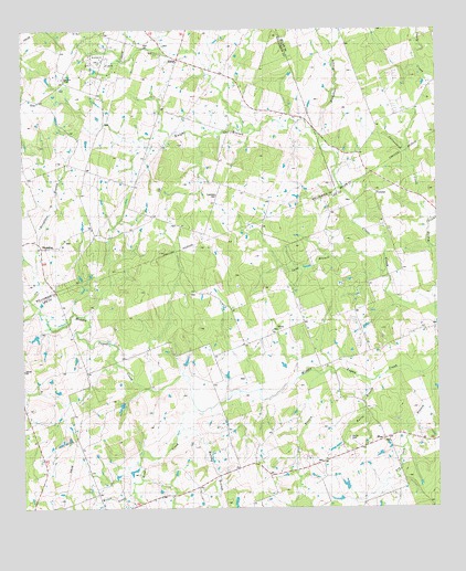 Beaukiss, TX USGS Topographic Map