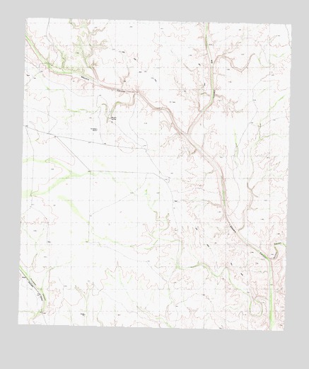 Meyers Canyon, TX USGS Topographic Map