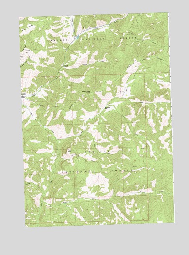 Meyers Cove Point, ID USGS Topographic Map
