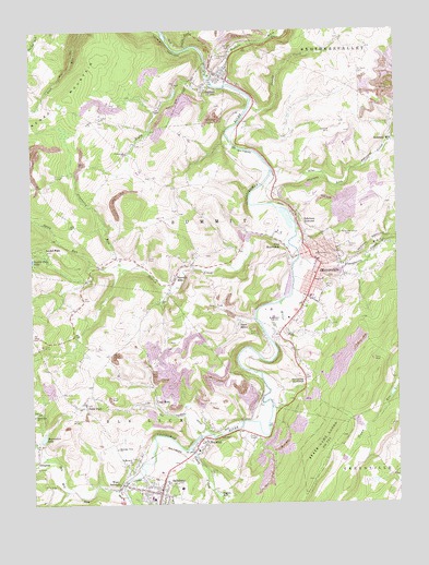 Meyersdale, PA USGS Topographic Map