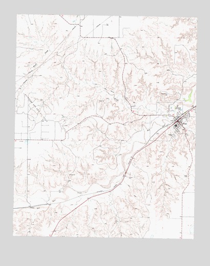 Miami, TX USGS Topographic Map