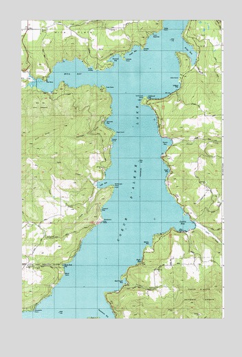 Mica Bay, ID USGS Topographic Map