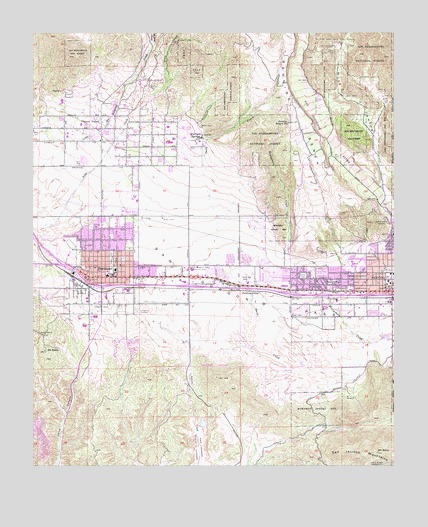 Beaumont, CA USGS Topographic Map