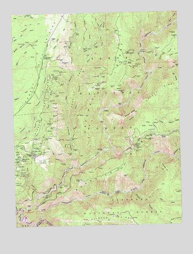 Michigan Bluff, CA USGS Topographic Map