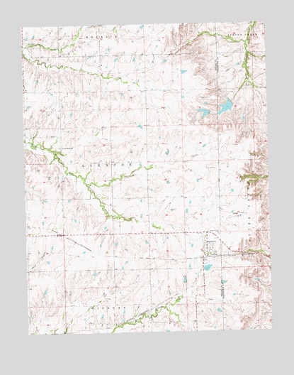 Beaumont, KS USGS Topographic Map
