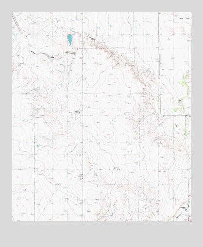 Mickey Draw East, TX USGS Topographic Map
