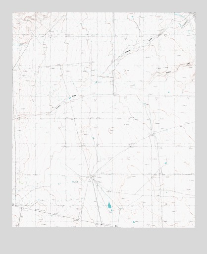 Mickey Draw West, TX USGS Topographic Map