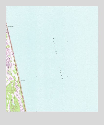 Mickler Landing, FL USGS Topographic Map