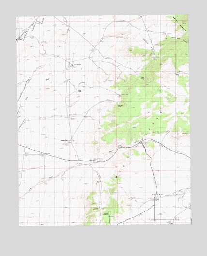 Mid Hills, CA USGS Topographic Map