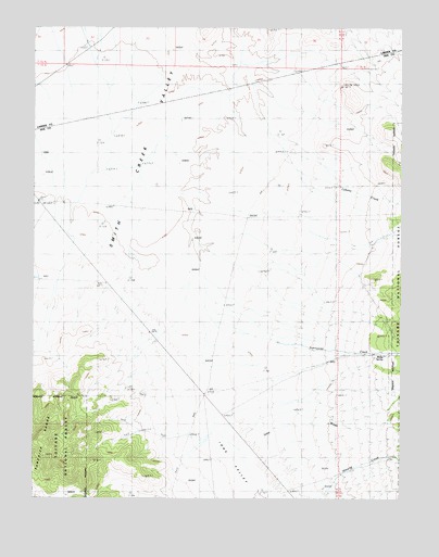 Midas Spring, NV USGS Topographic Map