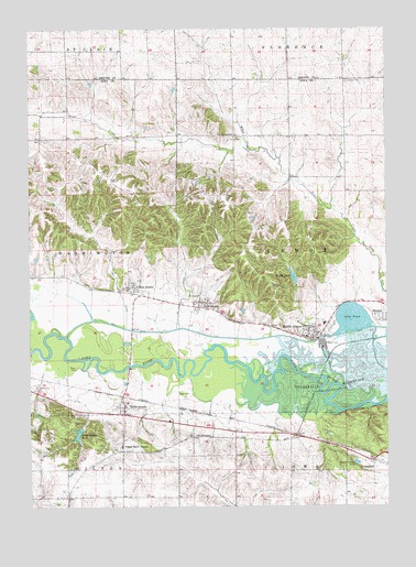 Middle Amana, IA USGS Topographic Map
