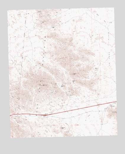 Middle Camp Mountain, AZ USGS Topographic Map