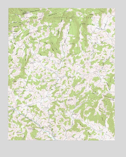Middle Fox Creek, VA USGS Topographic Map