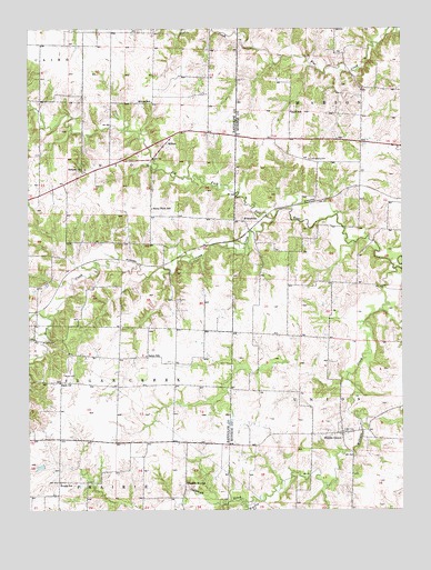 Middle Grove, MO USGS Topographic Map