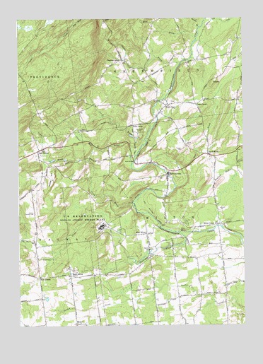 Middle Grove, NY USGS Topographic Map