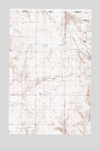 Beaupre Coulee, MT USGS Topographic Map