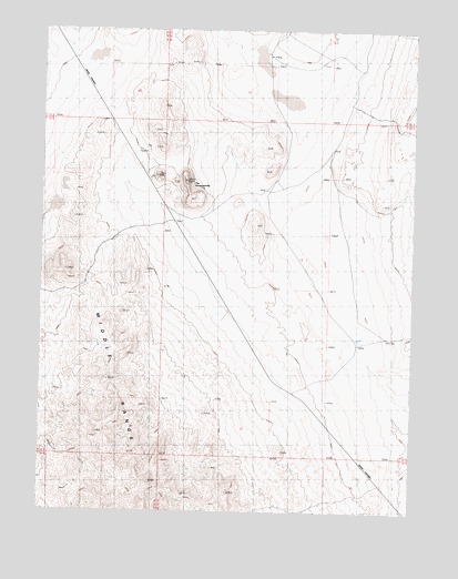 Middle Range North, UT USGS Topographic Map