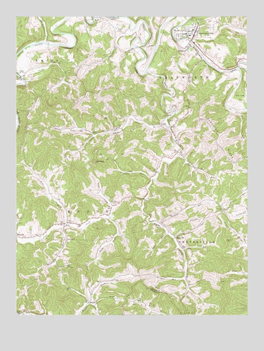 Middlebourne, WV USGS Topographic Map