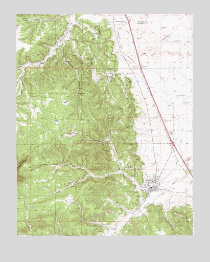 Aguilar, CO USGS Topographic Map