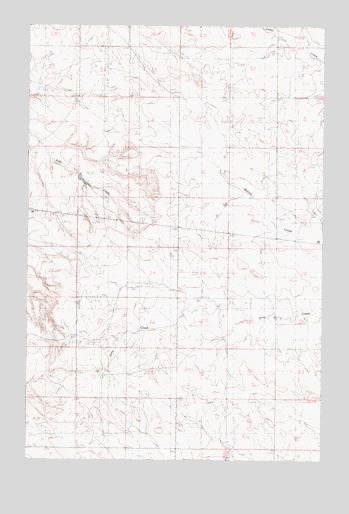 Beauty Creek, MT USGS Topographic Map
