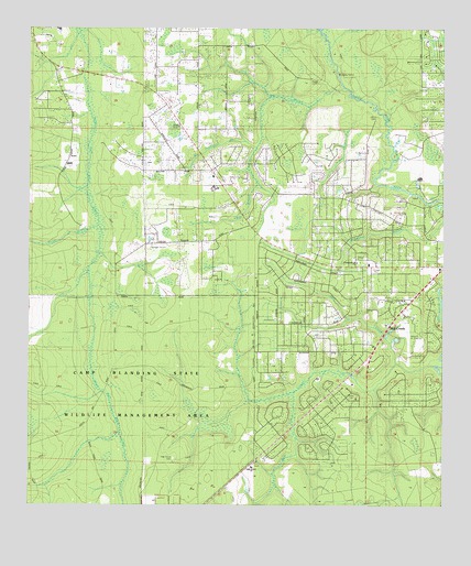 Middleburg SW, FL USGS Topographic Map