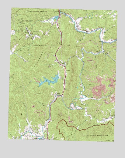 Middlesboro North, KY USGS Topographic Map