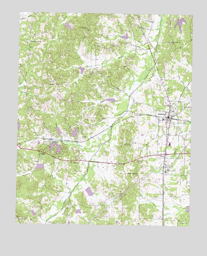 Middleton, TN USGS Topographic Map