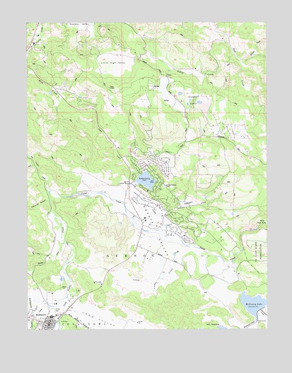 Middletown, CA USGS Topographic Map