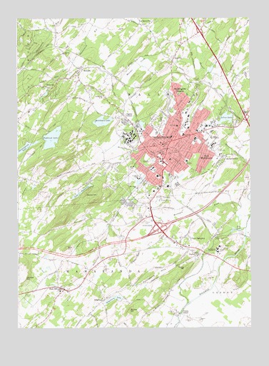Middletown, NY USGS Topographic Map