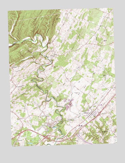 Middletown, VA USGS Topographic Map