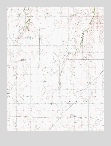 Beaver, KS USGS Topographic Map